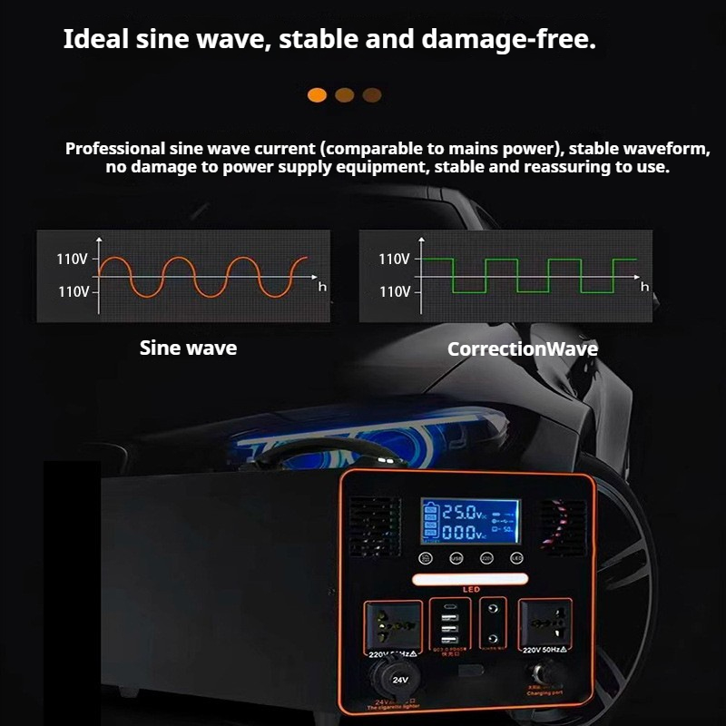 Outdoor Power Supply Black 3500W