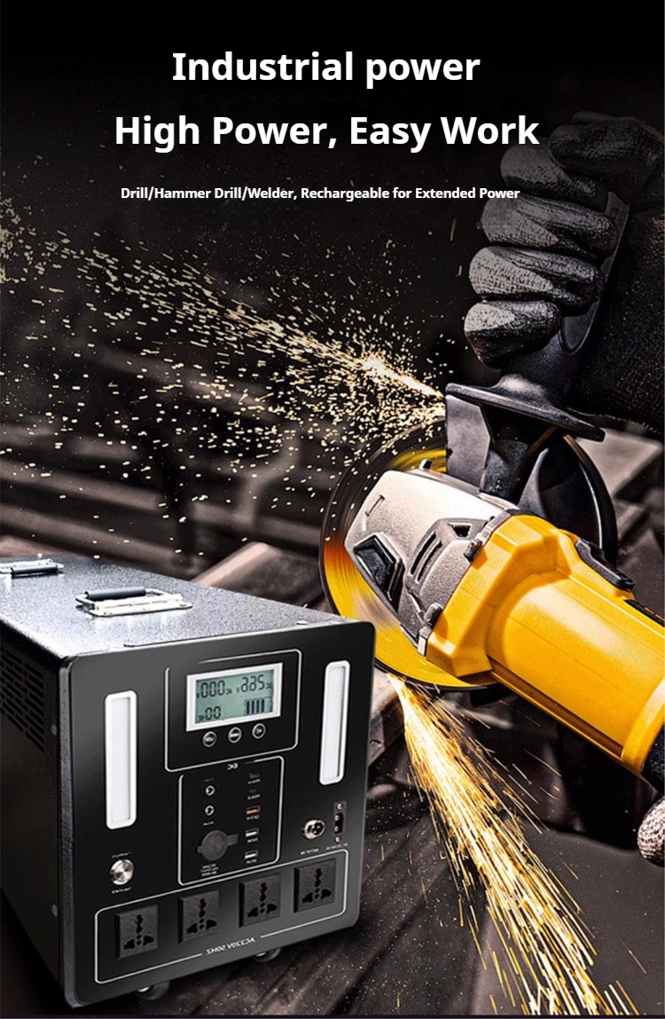Outdoor Power Supply Black 3500W (12)