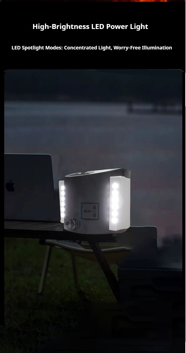 3-in-1 Outdoor Power Station, Speaker & Lighting (7)