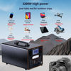 Outdoor Power Supply Black 2200W