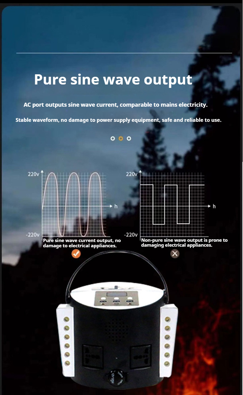 3-in-1 Outdoor Power Station, Speaker & Lighting (6)