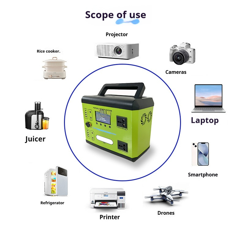 Outdoor Power Supply Green 500W 
