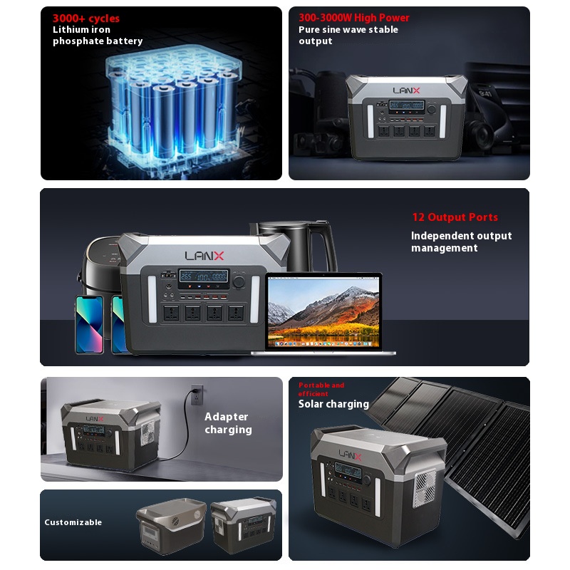 Mobile Portable Solar Power Station LX-ABS02