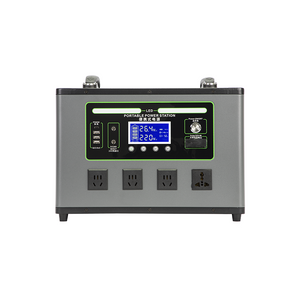 Outdoor Power Supply Gray Two-hand Portable 2000W