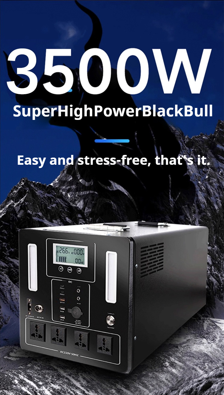 Outdoor Power Supply Black 3500W (2)