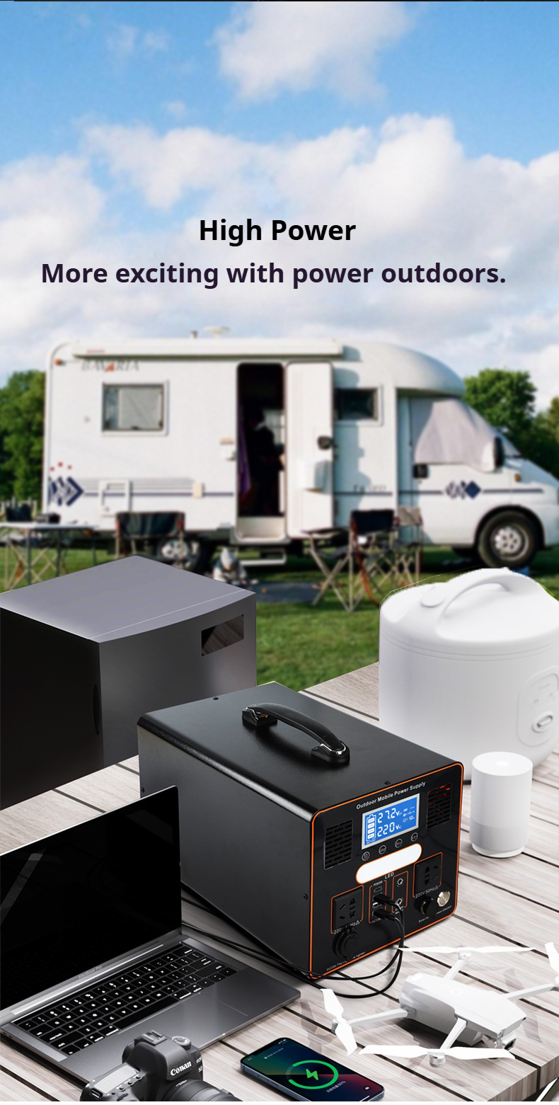Outdoor Power Supply Black 2200W (6)