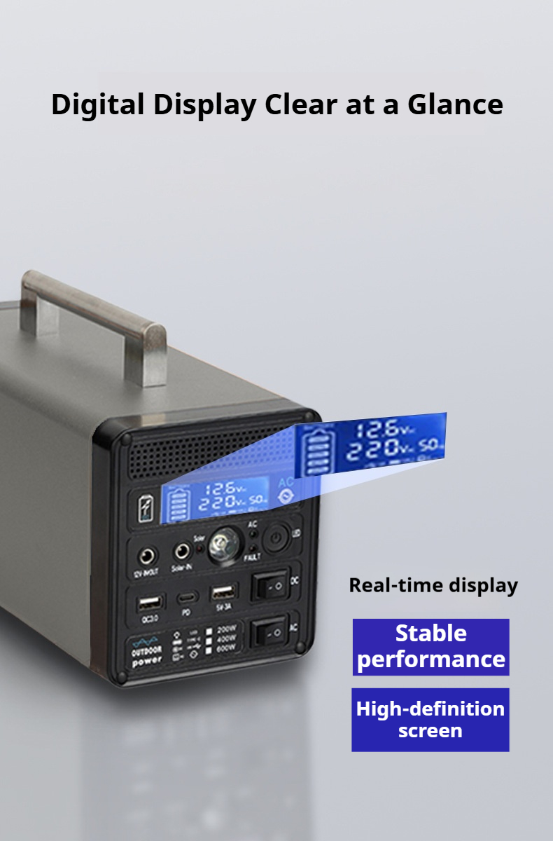 Outdoor Power Supply Aluminum Shell 600W (5)