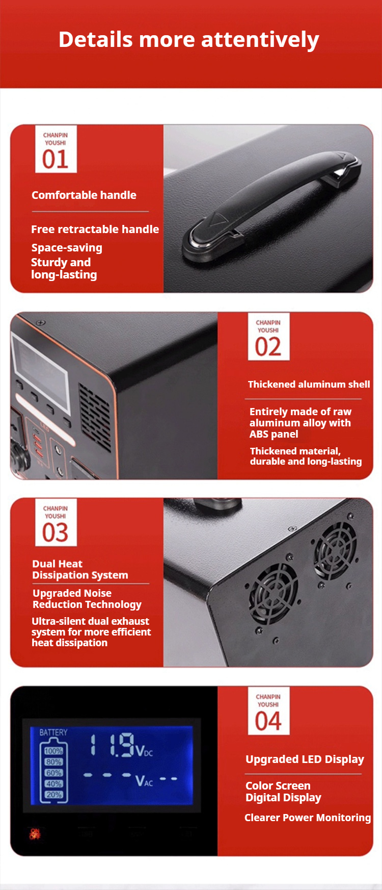 Outdoor Power Supply Black 3500W (19)