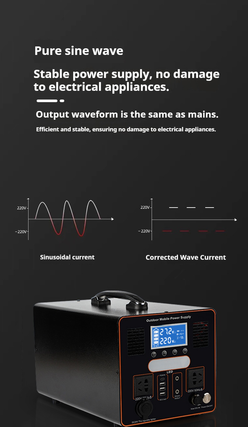 Outdoor Power Supply Black 2200W (5)